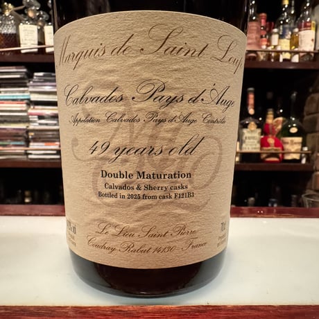 【究極のCalvados第２弾】マルキドサンループ49年SherryCaskフィニッシュ47.3%