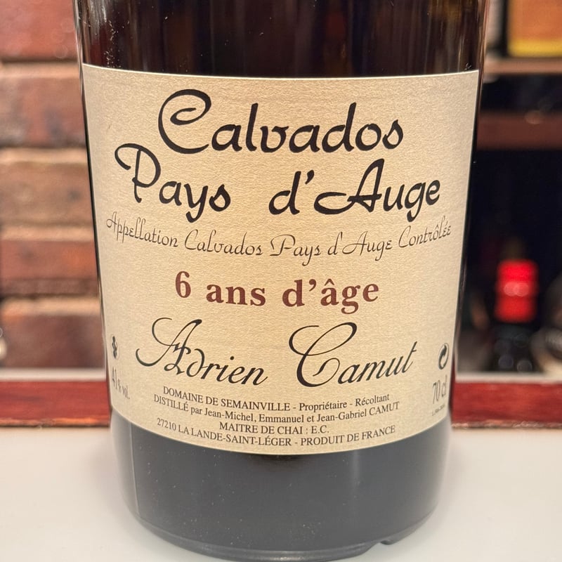 アドリアンカミュ6年700ml,41% | Bar CALVADOR WEB SHOP