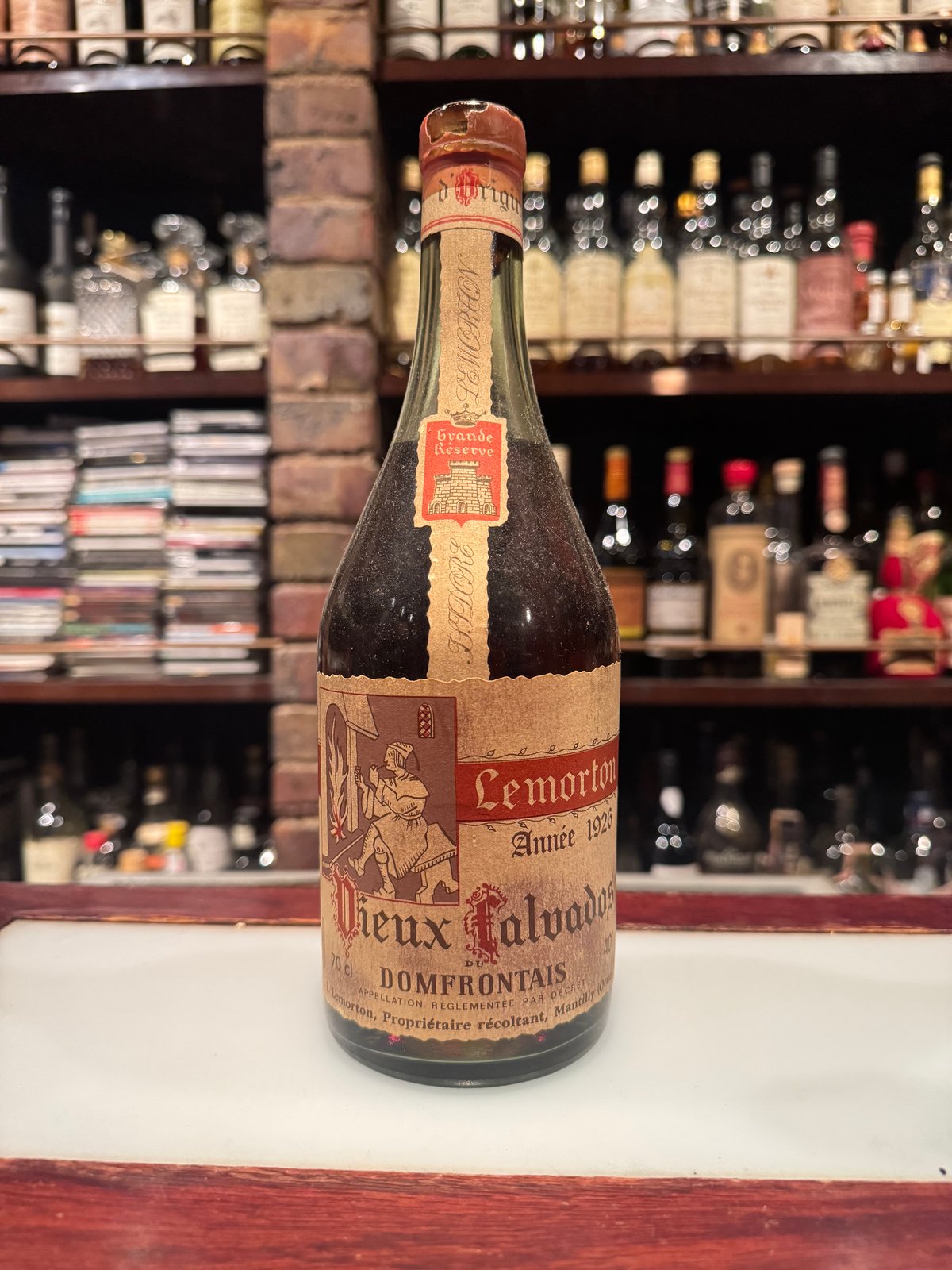 100年前のCalvadosルモルトン1926.700ml.40%1970〜1980年代前半瓶