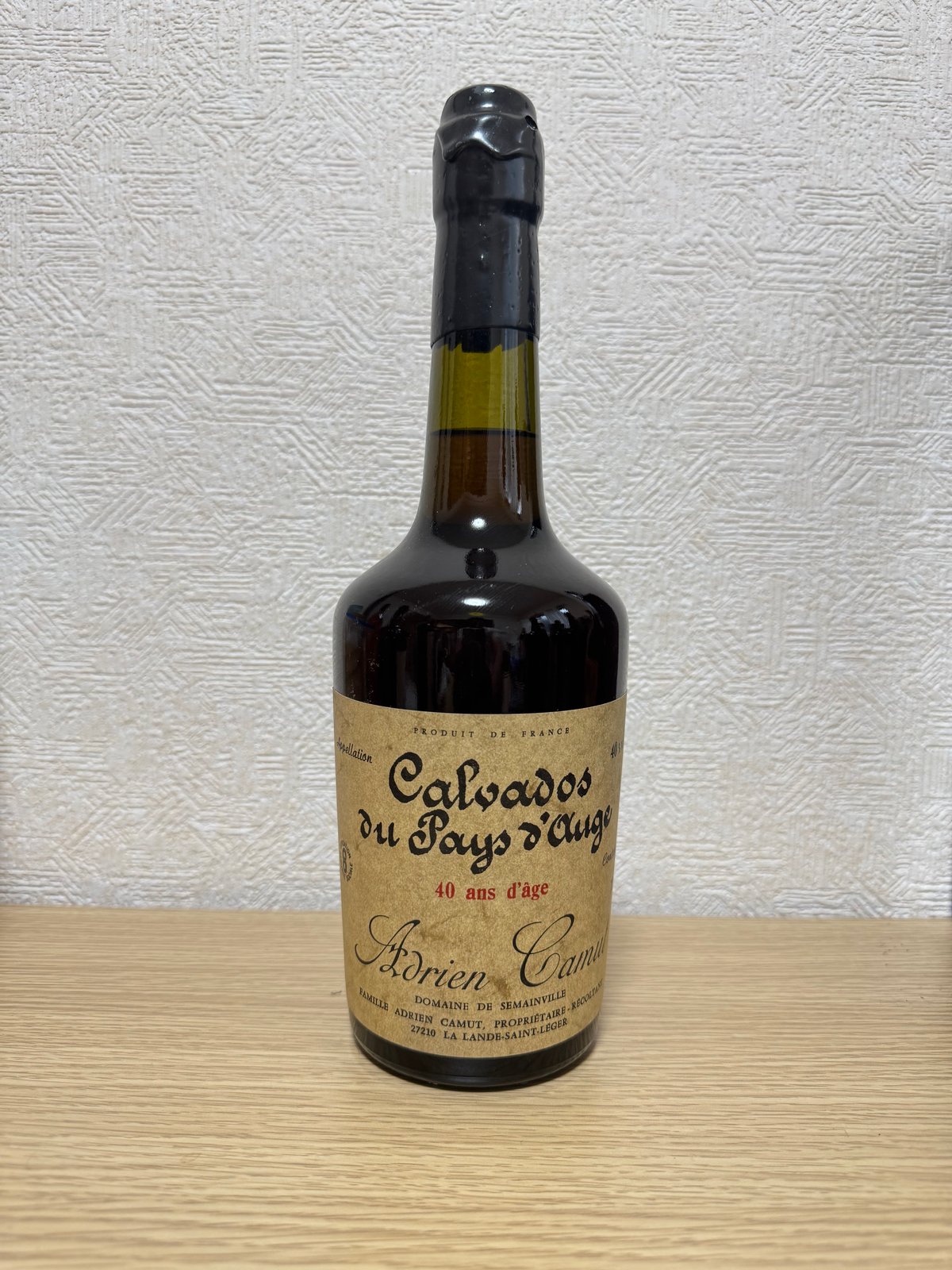 ◻︎ アドリアン・カミュ 40年　カルヴァドス　カルバドス 2000年頃発売アドリアンカミュ40年、700ml,40% | Bar CALVADOR WE