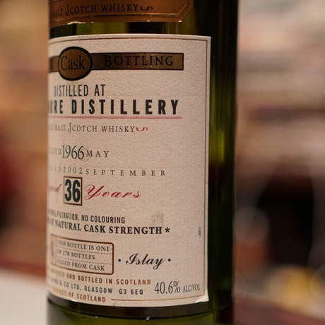 15ml計り売り。Bowmore1966-2002,40.6%ダグラスレインOMC