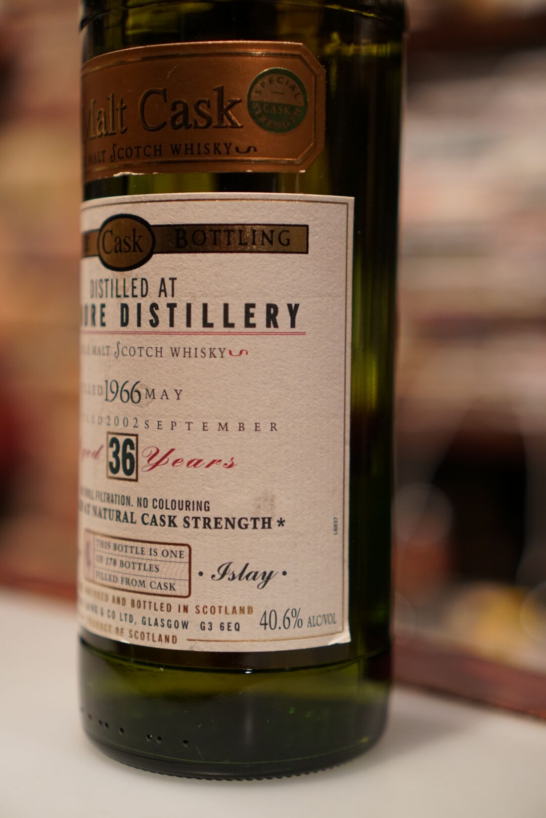 15ml計り売り。Bowmore1966-2002,40.6%ダグラスレインOMC | Bar