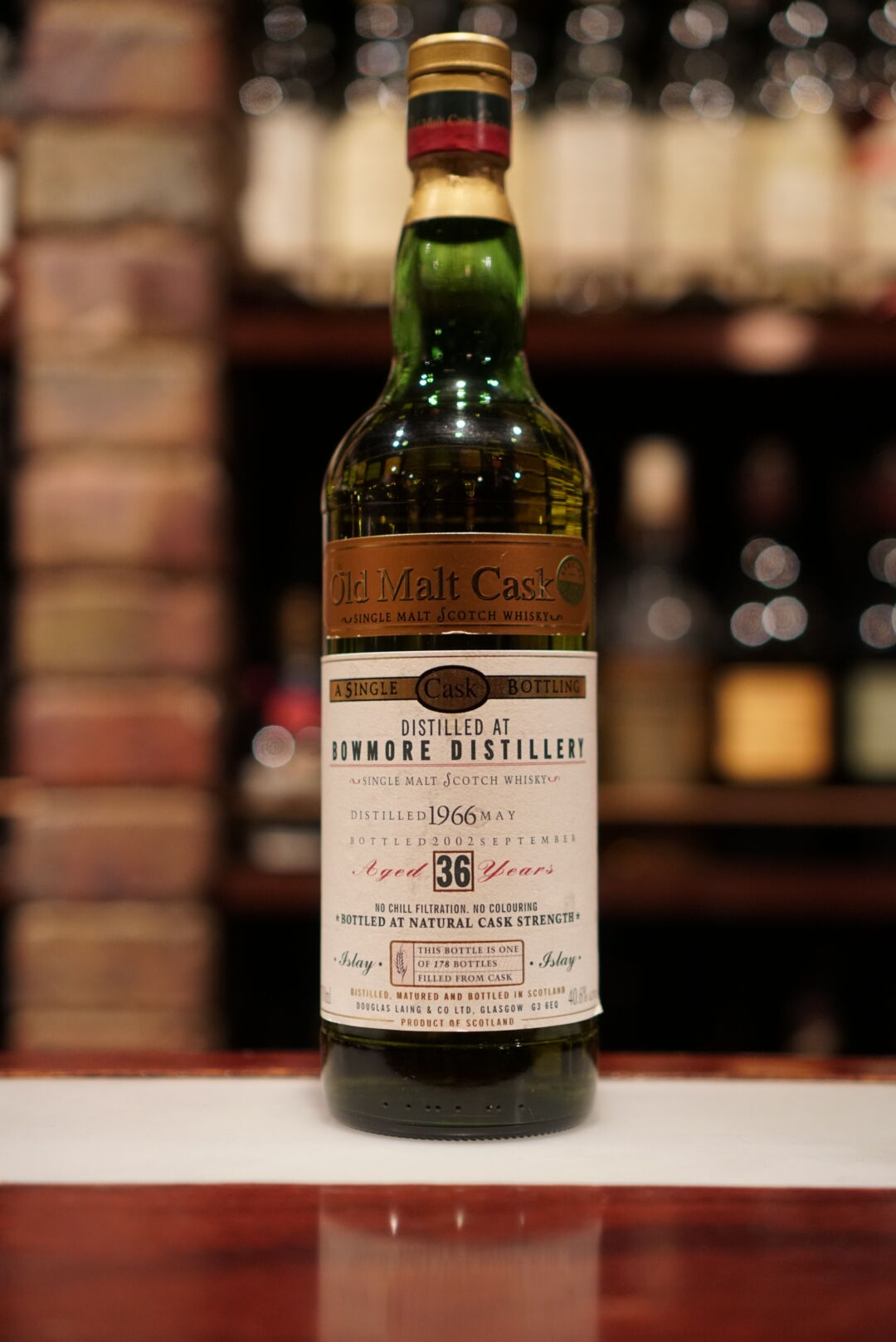 15ml計り売り。Bowmore1966-2002,40.6%ダグラスレインOMC | Bar 15ml計り売り。Bowmore1966-2002,40.6%ダグラスレインOMC | Bar