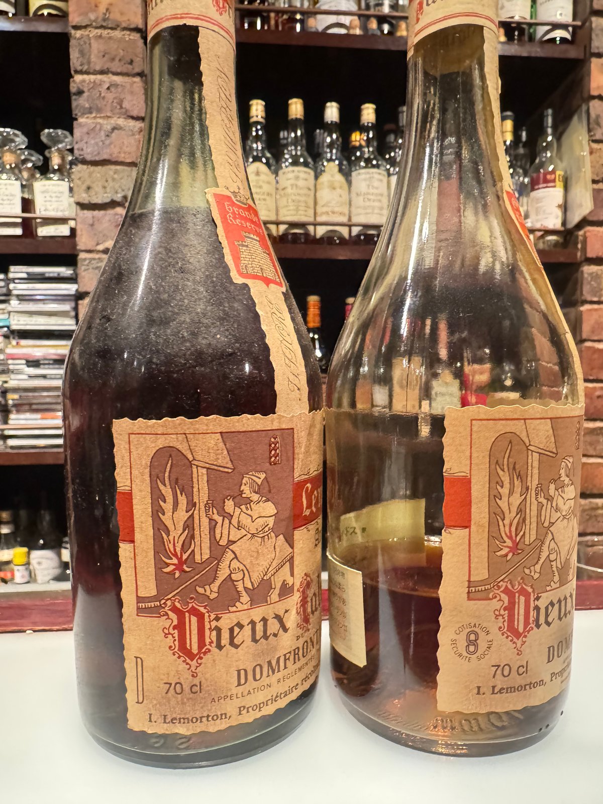 100年前のCalvadosルモルトン1926.700ml.40%1970〜1980年代前半瓶