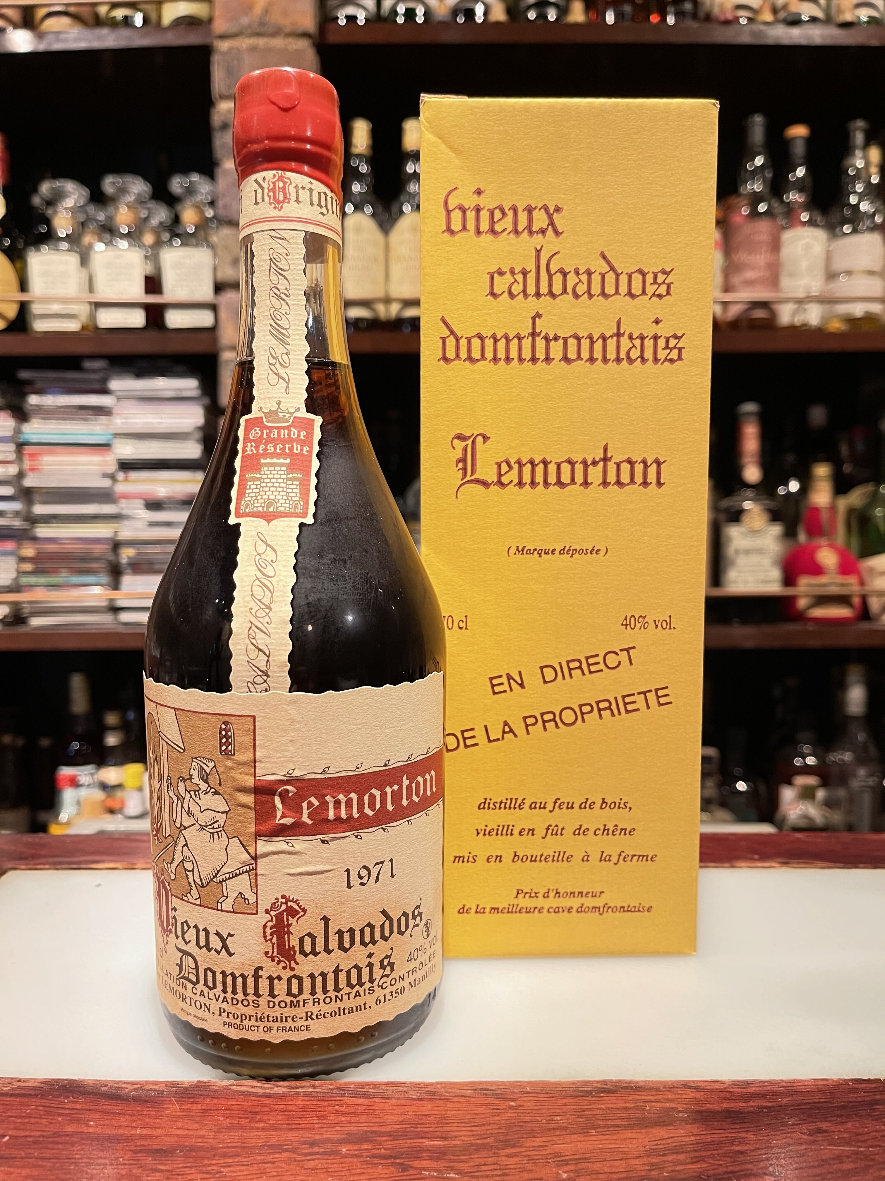 ルモルトン1971最上の洋梨カルバドス(2022年瓶詰) | Bar CALVADOR WEB
