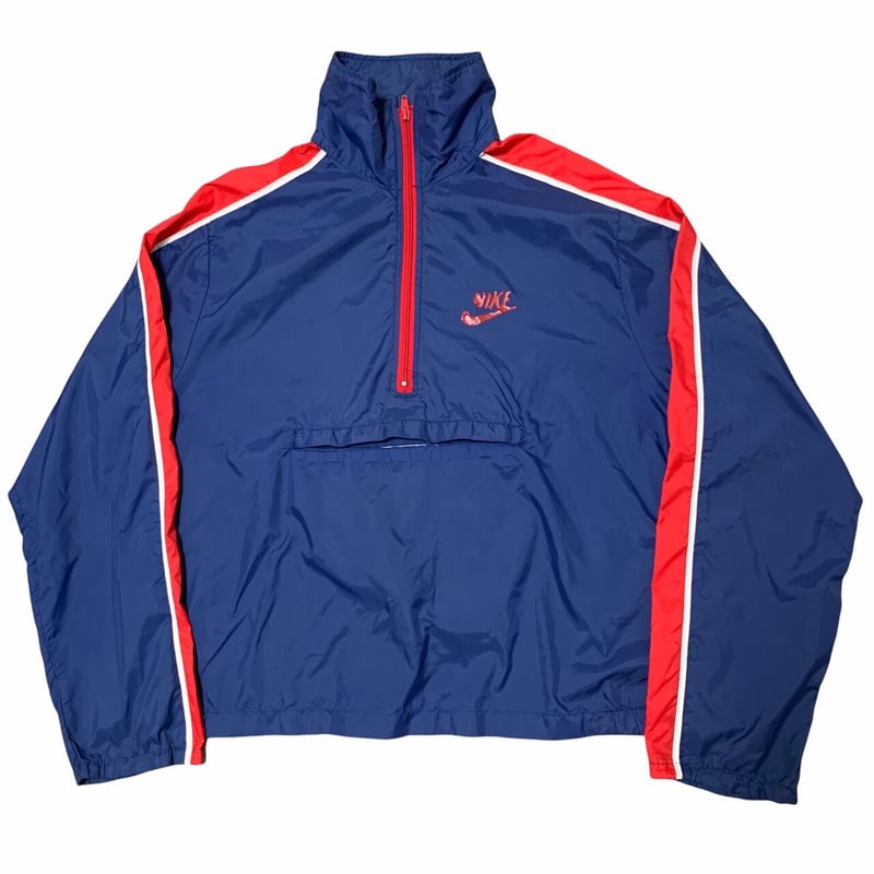 70's VINTAGE NIKE NYLON JACKET HALF ZIP | OLD INN.