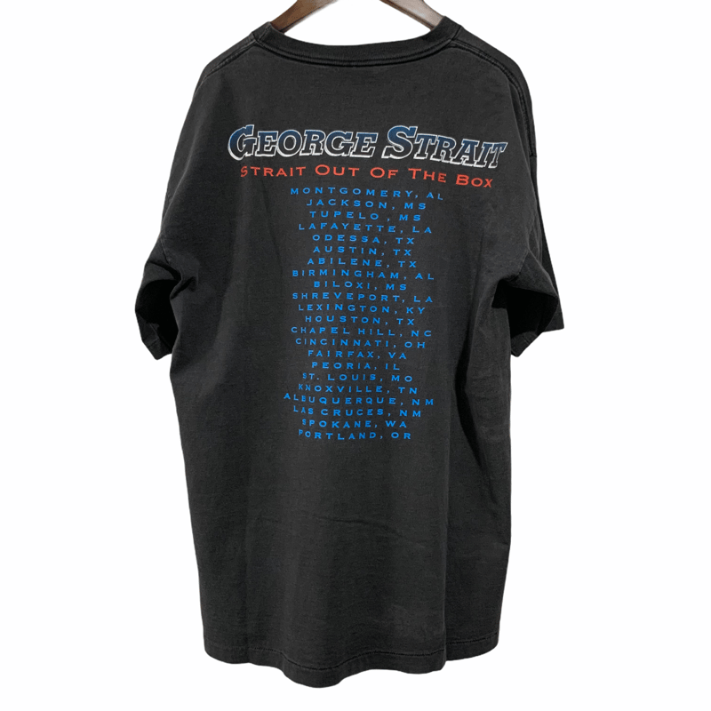 90s ジョージ・ストレイト Tシャツ XL 白 シングルステッチ USA