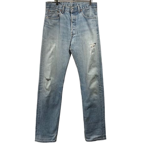 00's HUNGARY製 EURO LEVI'S 501 DAMAGE DENIM