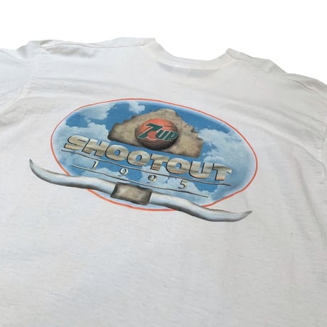 90's VINTAGE USA製 7UP SHOOT OUT 1995 T-SHIRT