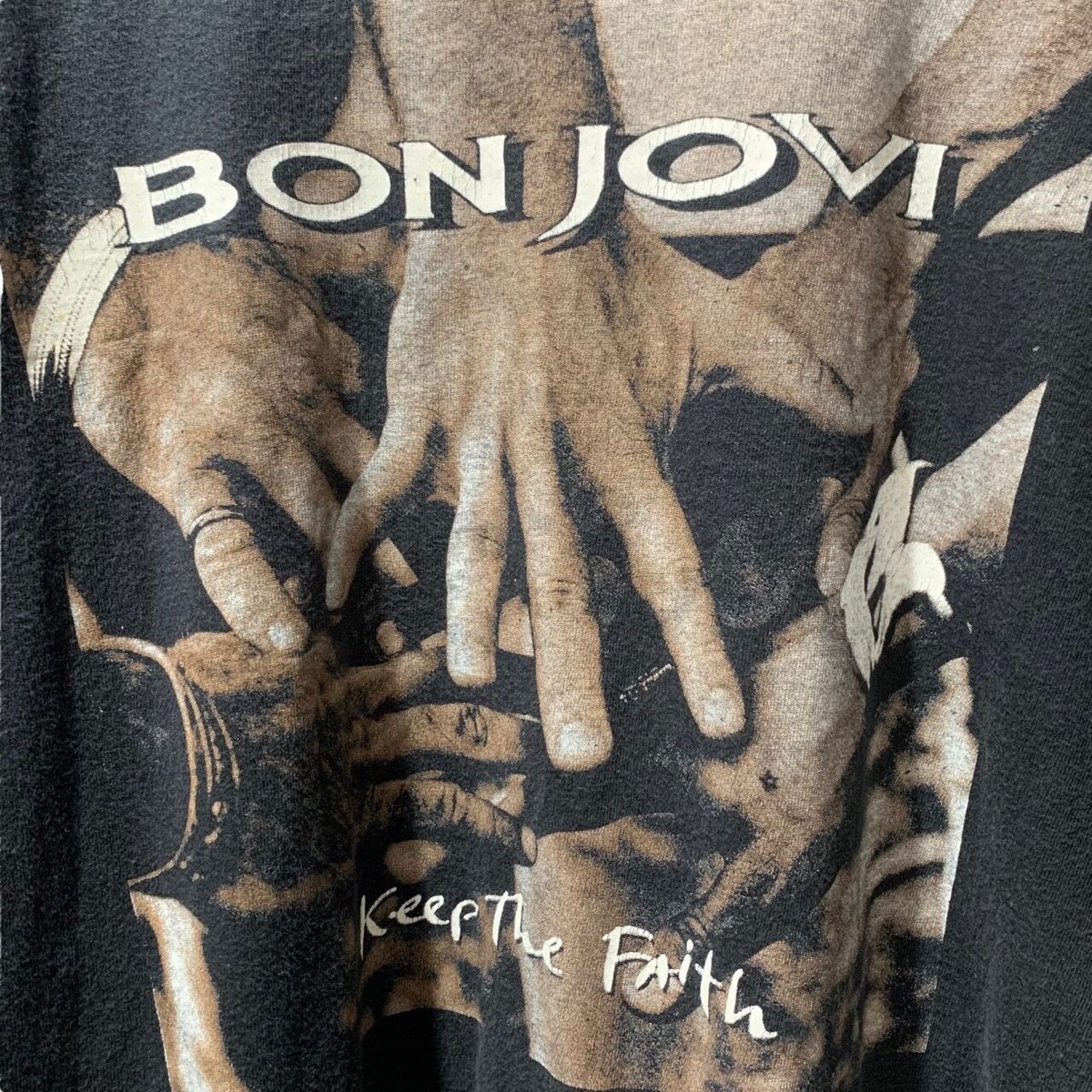 90's VINTAGE IRELAND製 SCREEN STARS BON JOVI T-S