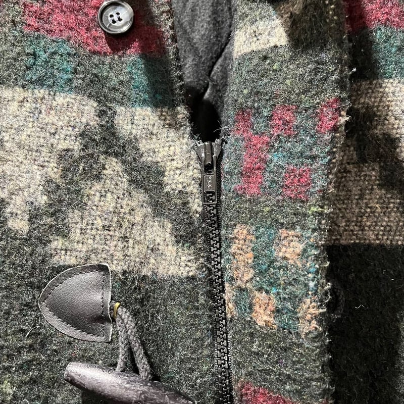 90's USA製 CAL CRAFT DUFFLE JACKET NATIVE PATTER