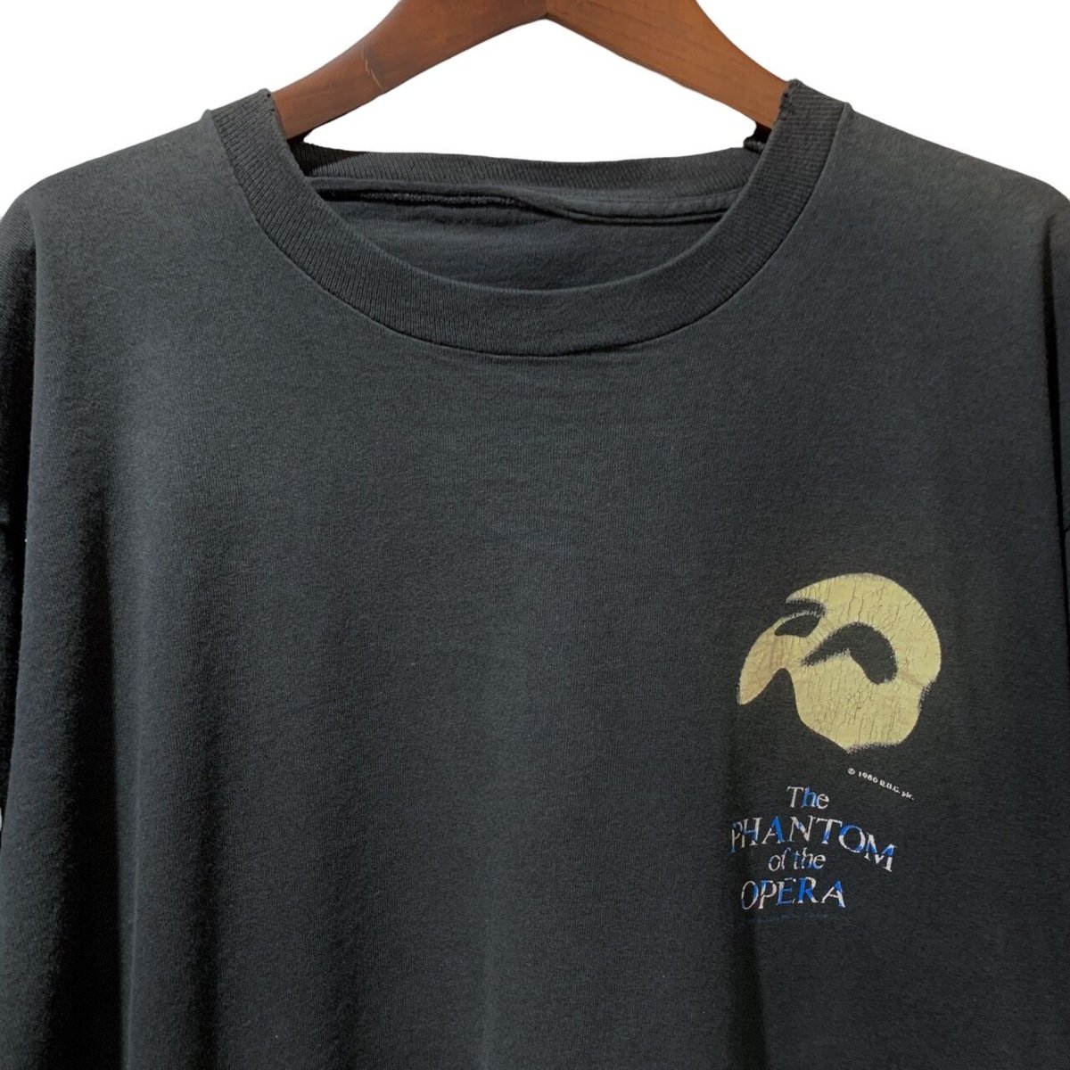PHANTOM of the OPERA 80s ヴィンテージ tシャツ▲ 1986 Phantom of the Opera Shirt Vintage 80s Tee Glow in the