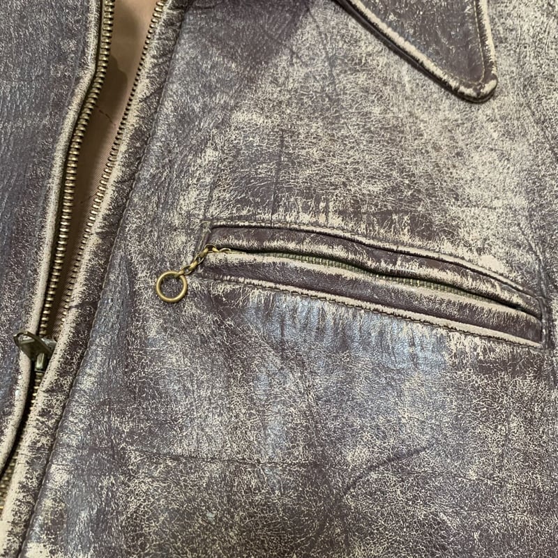 50's VINTAGE HERCULES LEATHER JACKET | OLD INN.
