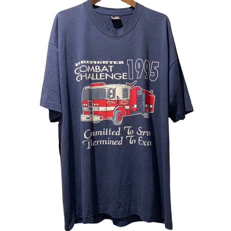 90's USA製 FIRE DEPT. 1995 TEAM T-SHIRT