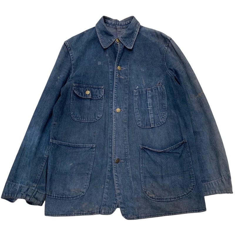 195050s CoverAll デニムカバーオール ヴィンテージ SANFORIZED