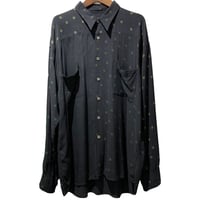 GENERRA COLLECTION PATTERNED L/S RAYON SHIRT