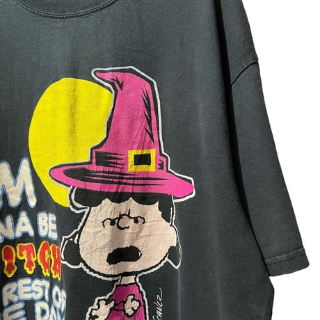 00's SNOOPY LUCY PRINTED T-SHIRT