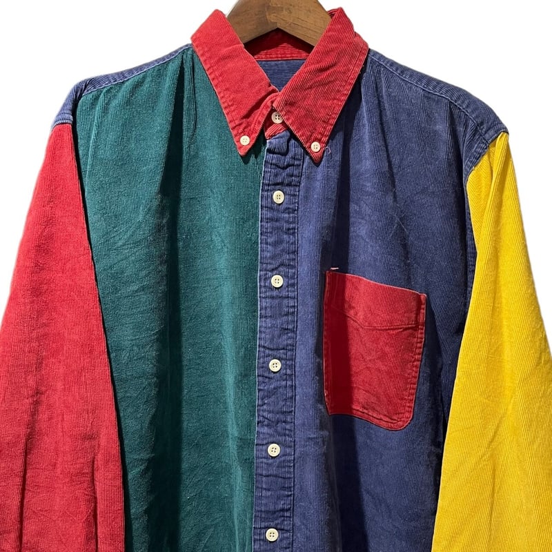 90's 香港製 J.CREW CRAZY PATTERNED B.D.SHIRT | OLD