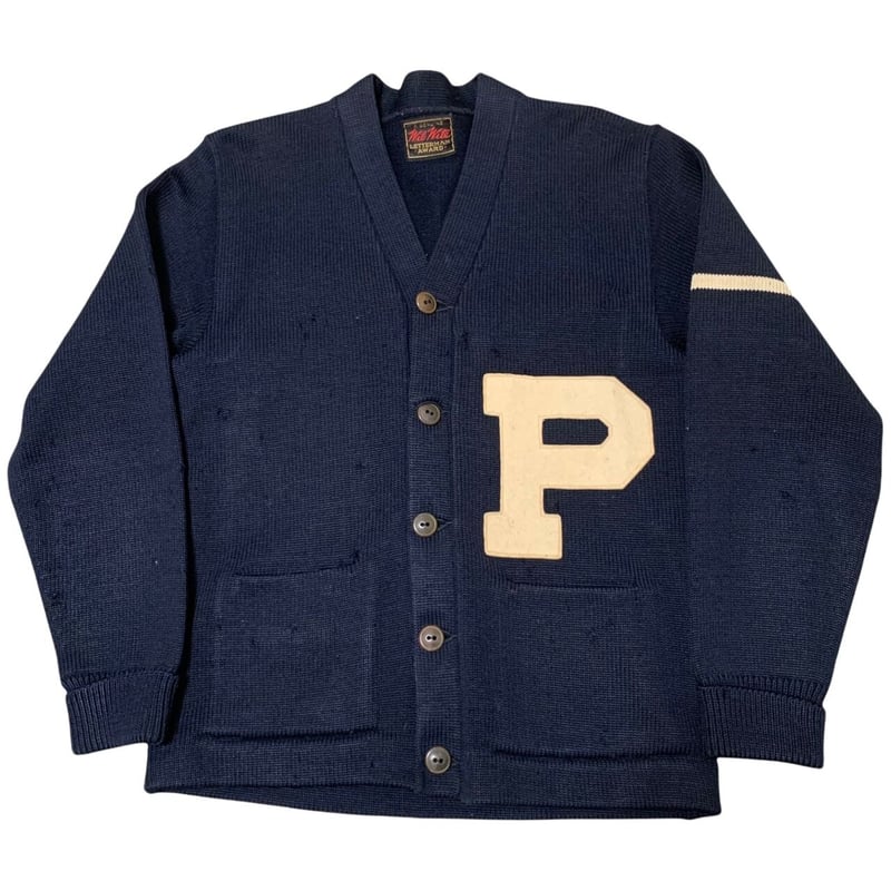 トップス 50s VINTAGE - WHITING / LETTEREDCARDIGAN 50's VINTAGE WIL WITE LETTERED CARDIGAN | OLD INN.