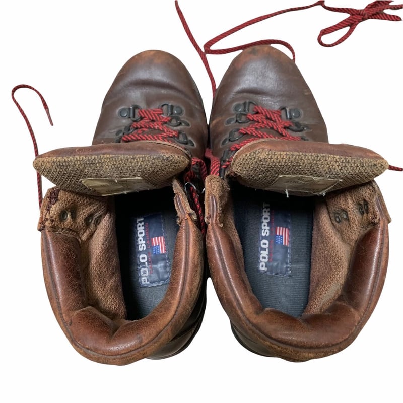90's POLO SPORT RALPH LAUREN LEATHER BOOTS | OL