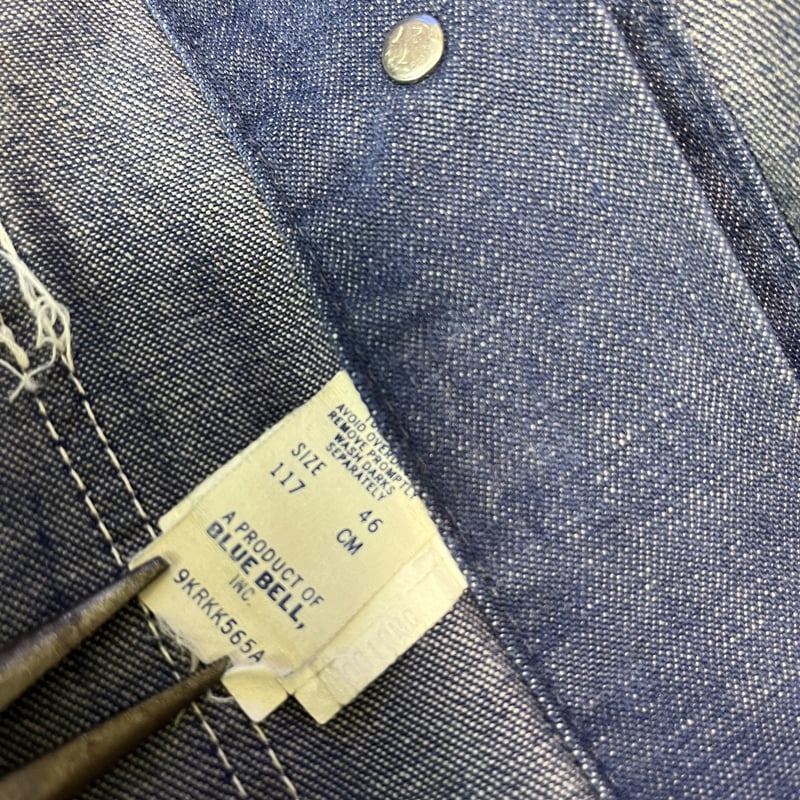 60-70's VINTAGE BLUE BELL DENIM COVERALL | OLD