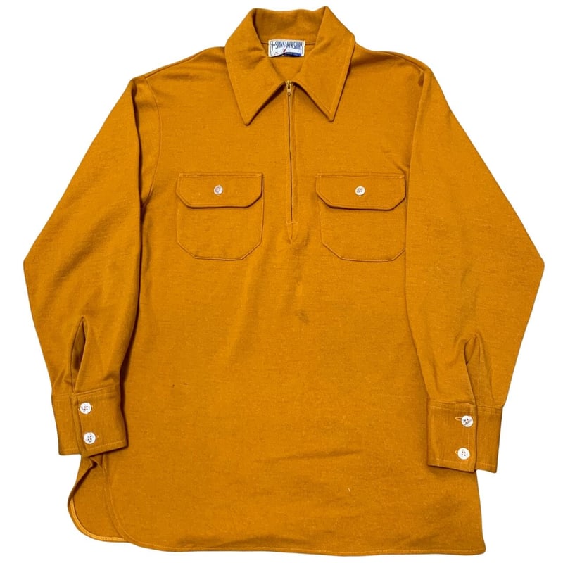 60's VINTAGE THE SPINNAKER SHIRT HALF ZIP | OLD