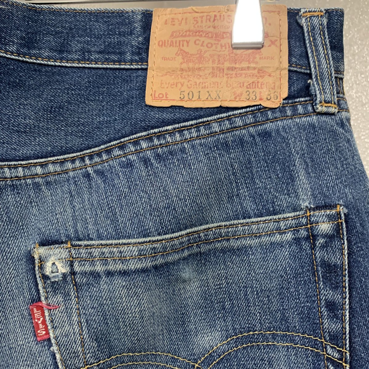 大好き 未使用新品！2018年 糊付き復刻デニム XX 501 LEVI'S アメリカ 