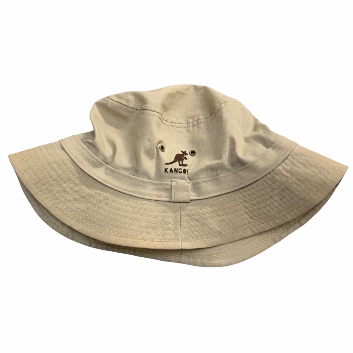 80sー90s USA製　KANGOL バケットハット　デットストック デッドストック 90's USA製 カンゴール バケットハット ホワイト