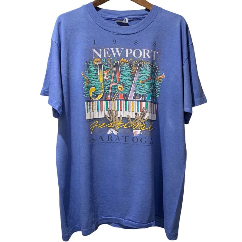 80s Budweiser Newport Jazz Festival Tシャツ 80's VINTAGE USA製 NEW PORT JAZZ FESTIVAL T-SHIR