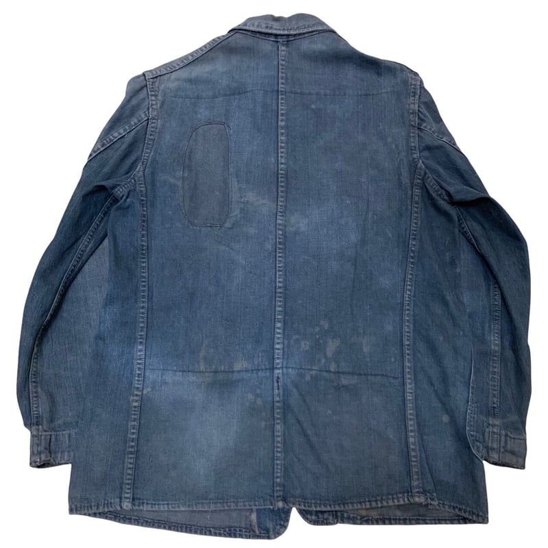 ビンテージデニムカバーオールVINTAGE DENIM COVER ALL 50-60's VINTAGE FULL CUP DENIM COVERALL | OLD INN.
