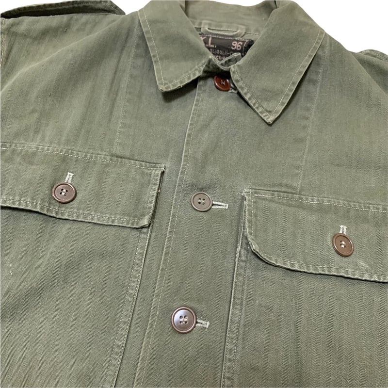 60's DUTCH ARMY HBT UTILITY JACKET | OLD INN.