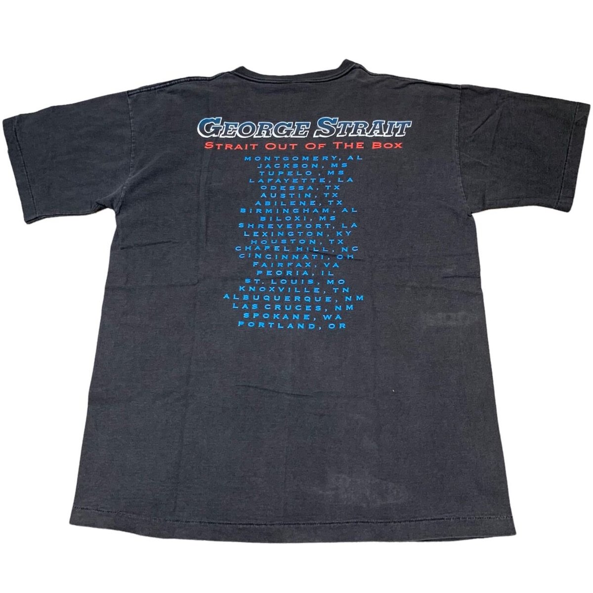90s ジョージ・ストレイト Tシャツ XL 白 シングルステッチ USA