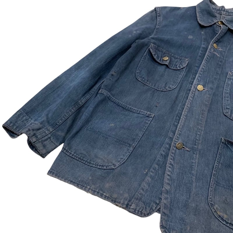50-60's VINTAGE FULL CUP DENIM COVERALL | OLD INN.