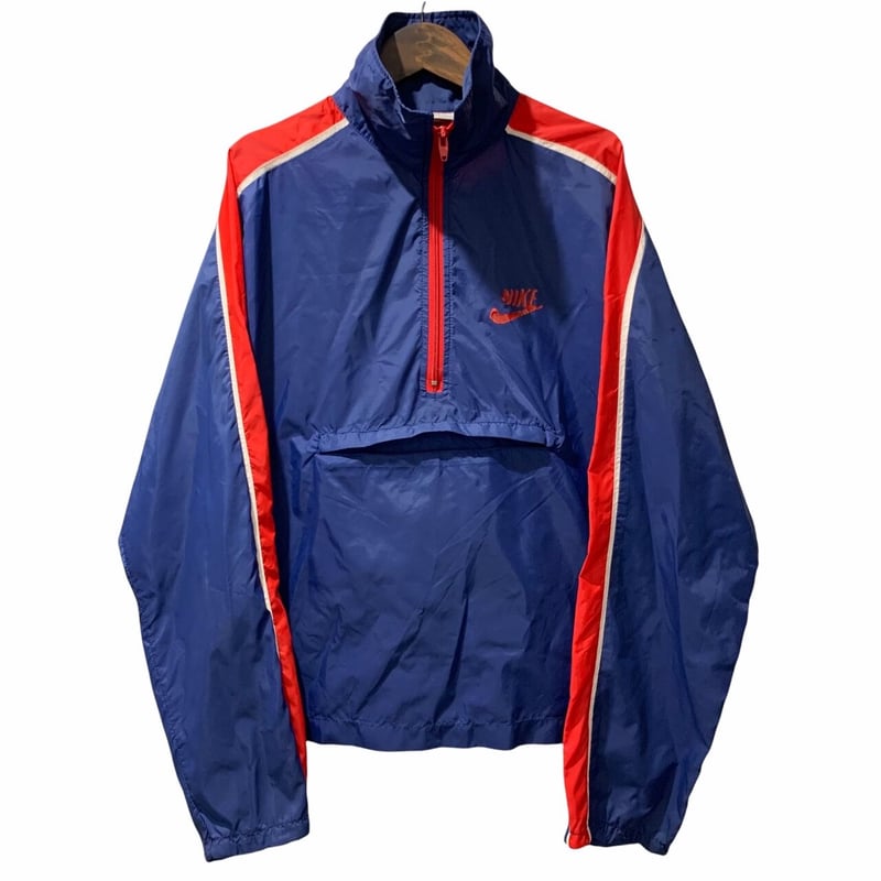 70's VINTAGE NIKE NYLON JACKET HALF ZIP | OLD INN.