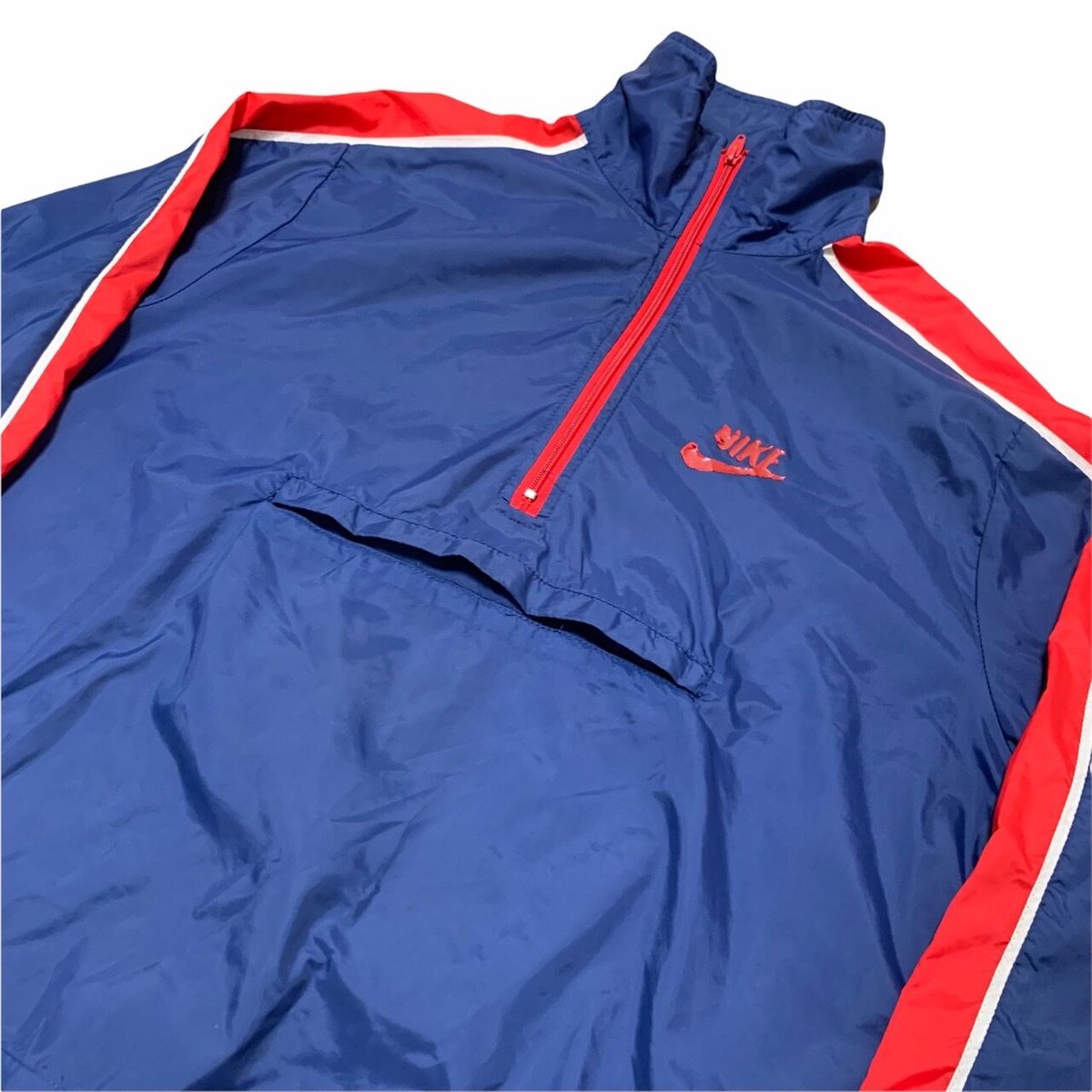 70's VINTAGE NIKE NYLON JACKET HALF ZIP | OLD INN.