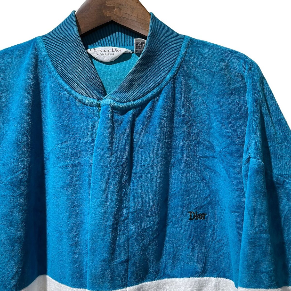 80-90's HONG KONG製 CHRISTIAN DIOR VELOUR JACKET 80-90's HONG KONG製 CHRISTIAN DIOR VELOUR JACKET