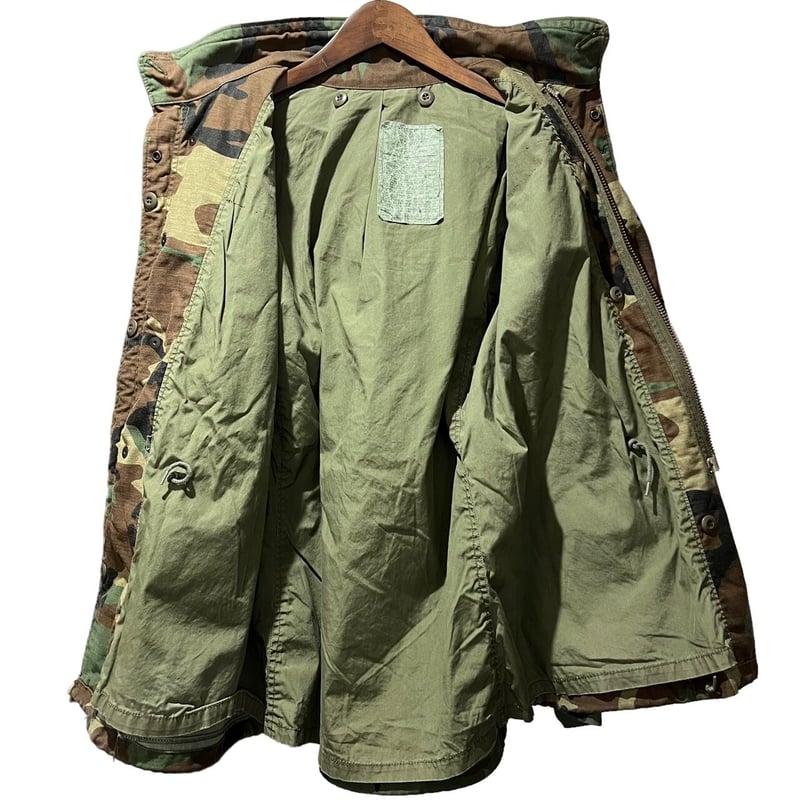 80's U.S ARMY M-65 WOODLAND FIELD JACKET. SMALL