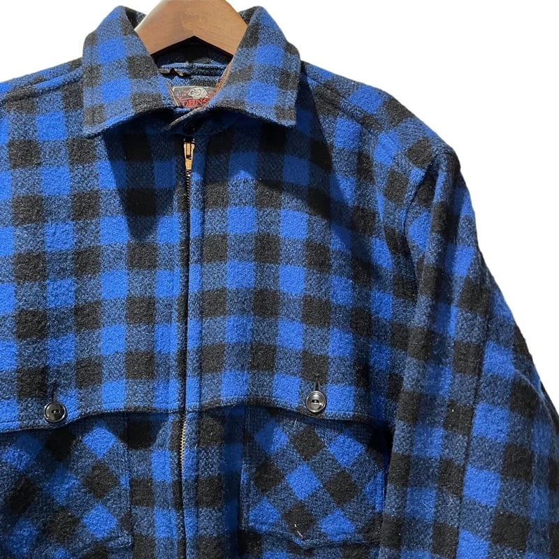 70's VINTAGE JOHNSON WOOLEN MILLS MACKINAW JACK...