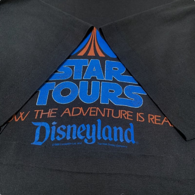 86 VINTAGE USA製 DISNEY STAR TOURS T-SHIRT | OL 86 VINTAGE USA製 DISNEY STAR TOURS T-SHIRT | OL