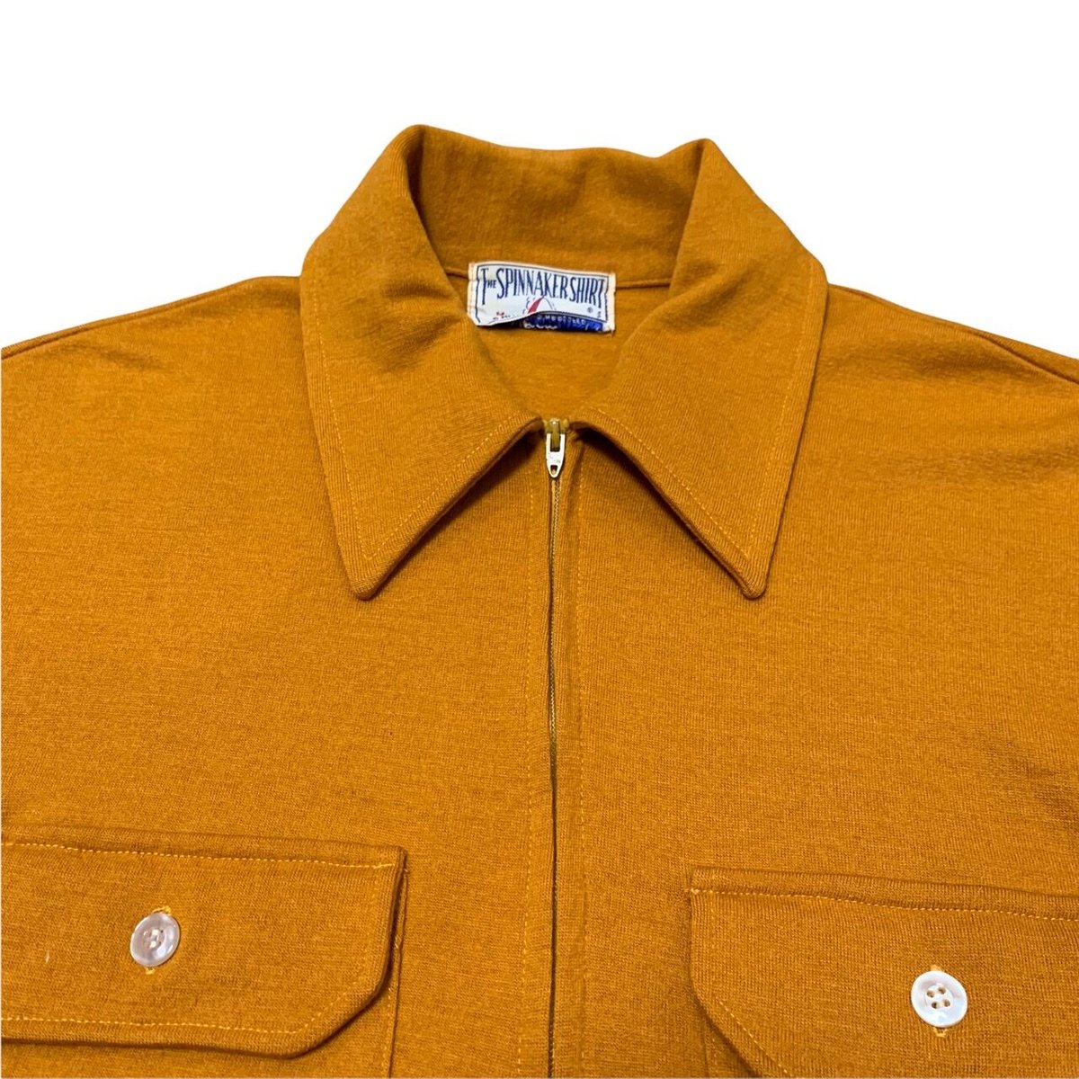 60's VINTAGE THE SPINNAKER SHIRT HALF ZIP | OLD