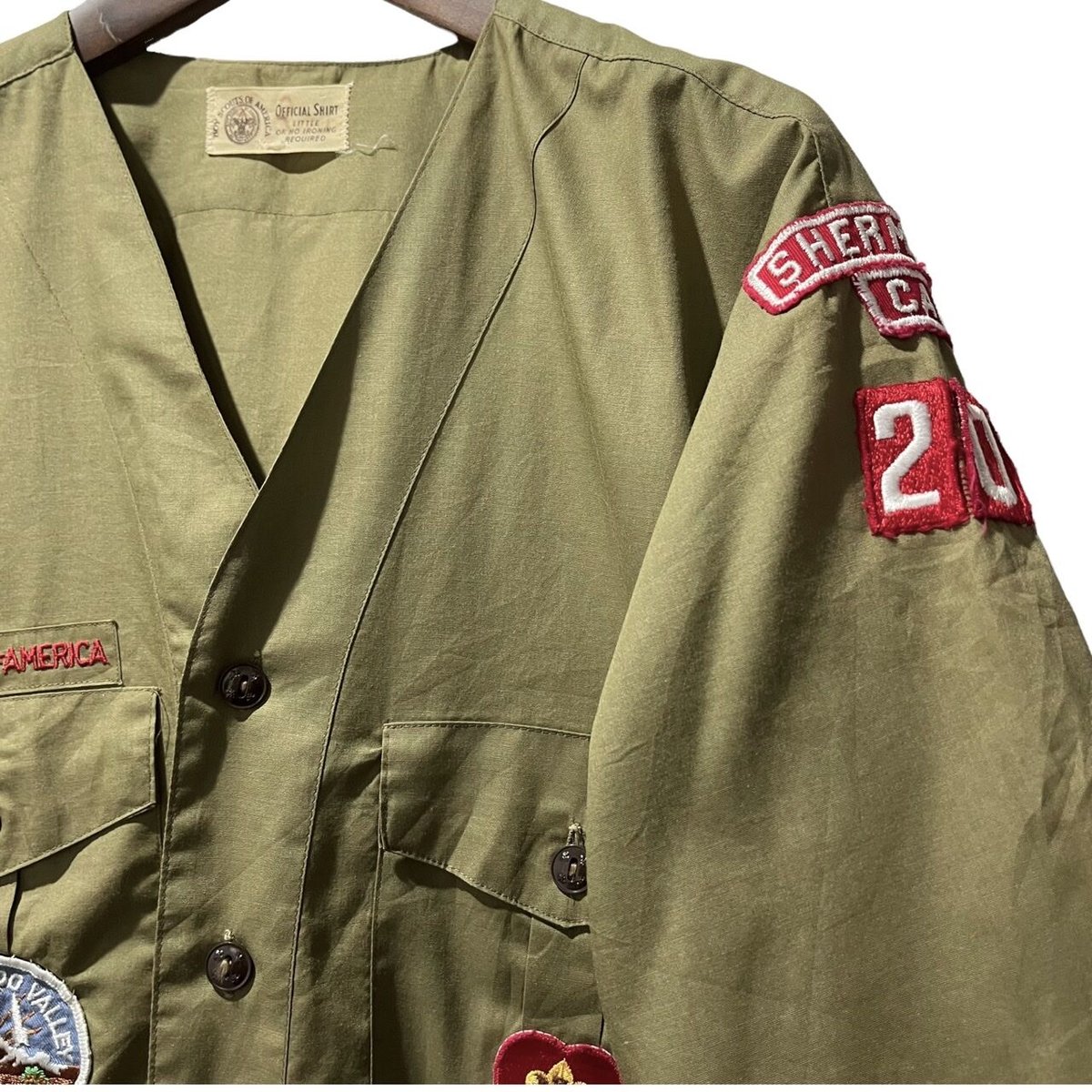 70's BOY SCOUTS OF AMERICA ヴィンテージジャケット Vintage Boy Scouts Of America Jacket Mens Medium Red Order