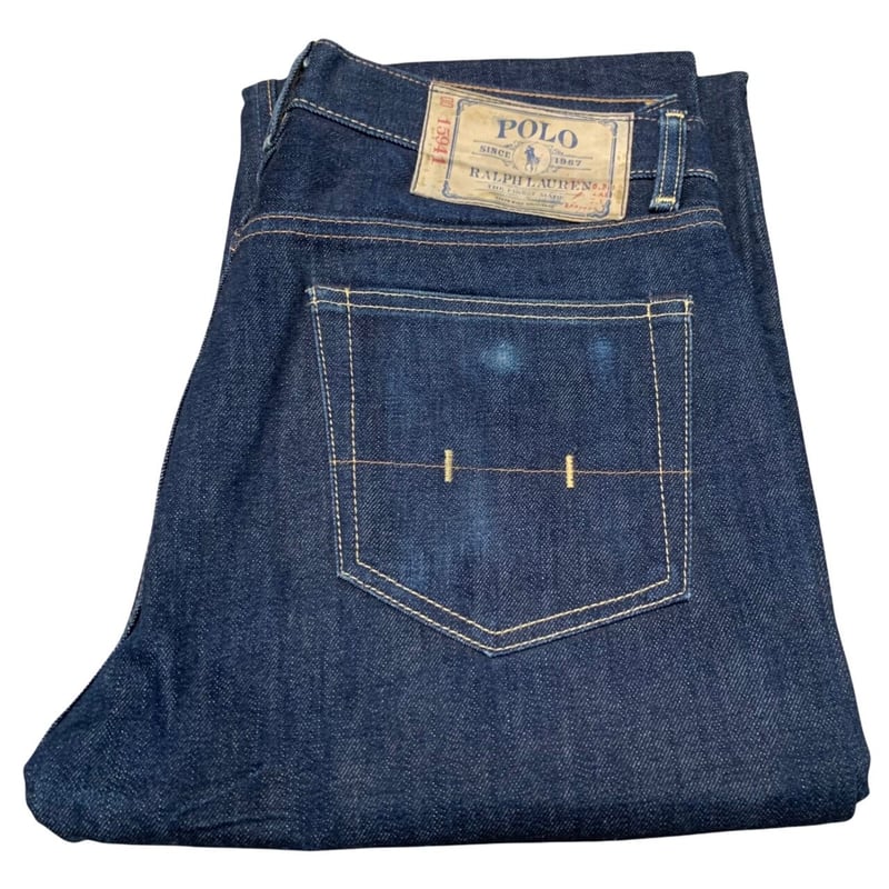 未使用タグ付POLORALPHLAURENラルフローレンジーンズ ワイドレッグ クロップド ジーンズ（デニムパンツ）｜POLO RALPH