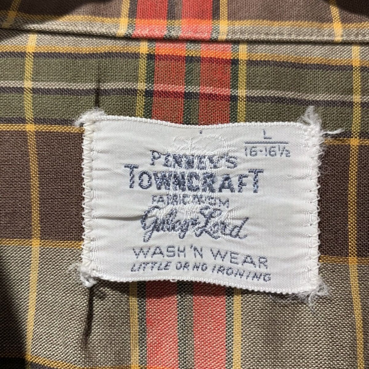 60's VINTAGE PENNEY'S TOWNCRAFT L/S SHIRT | OLD