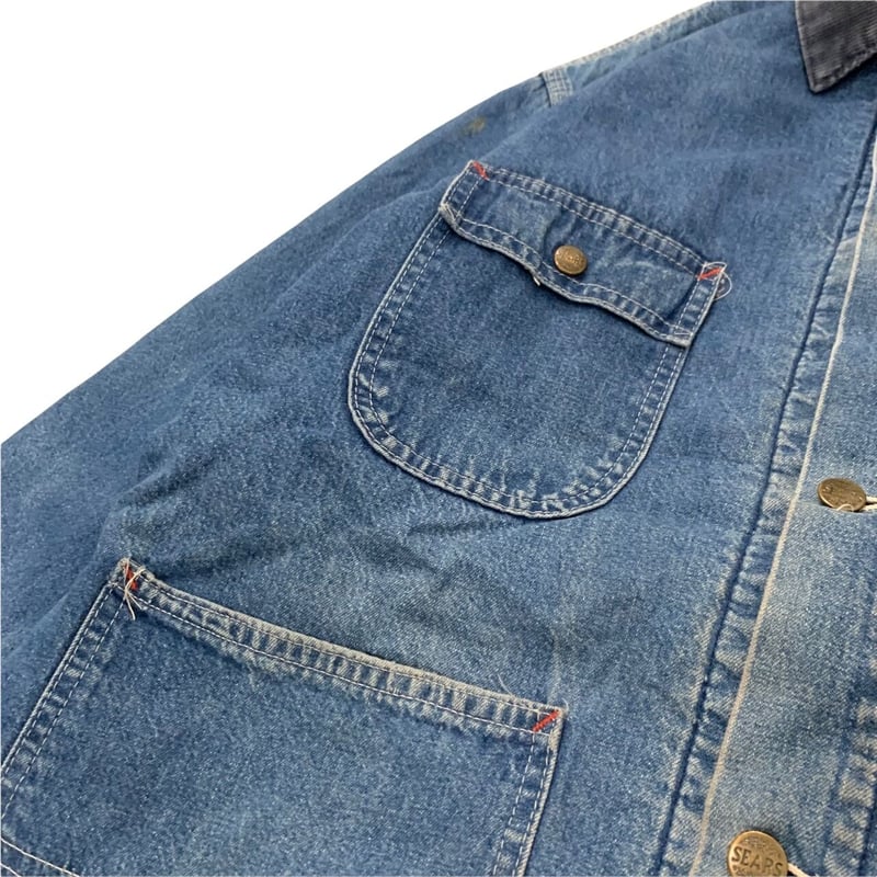 S*p様 70's Sears WORK OUTERWEAR カバーオール M 70s 70年代 シアーズ ストアブランド デニムジャケット