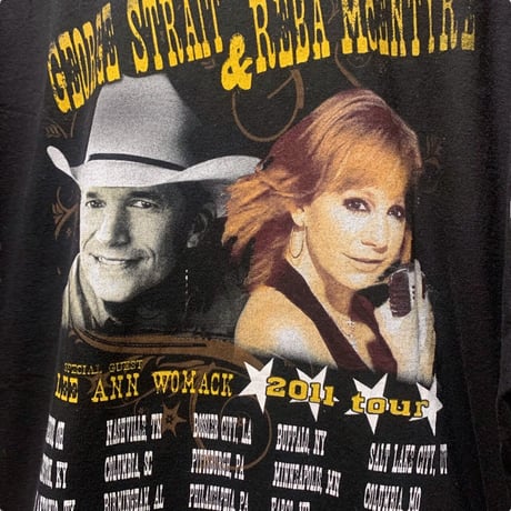 '2011 GEORGE STRAIT TOUR T-SHIRT