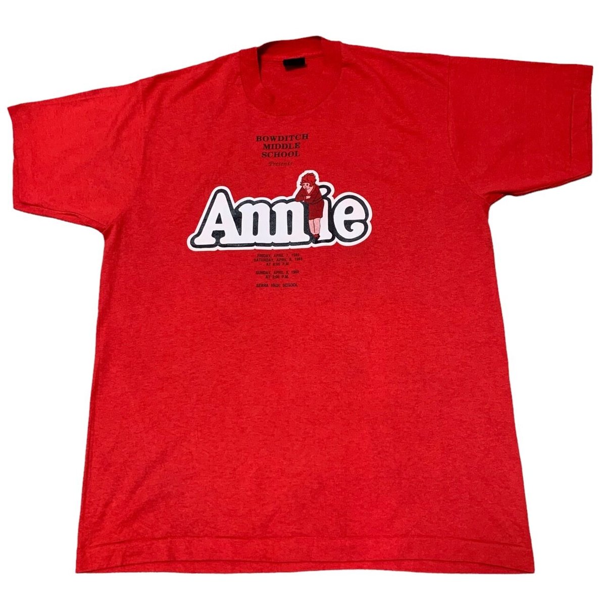 3493　Annie アニー　半袖　Tシャツ　ビッグプリント　黒 3493 Annie アニー 半袖 Tシャツ ビッグプリント 黒