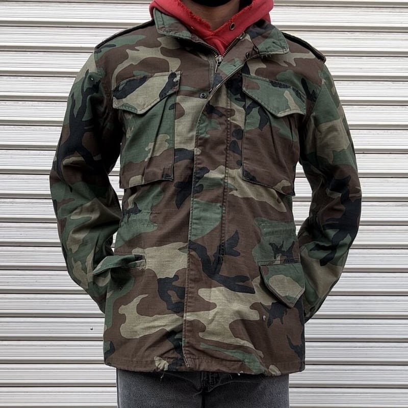 80's U.S ARMY M-65 WOODLAND FIELD JACKET. SMALL 80's U.S ARMY M-65 WOODLAND FIELD JACKET. SMALL