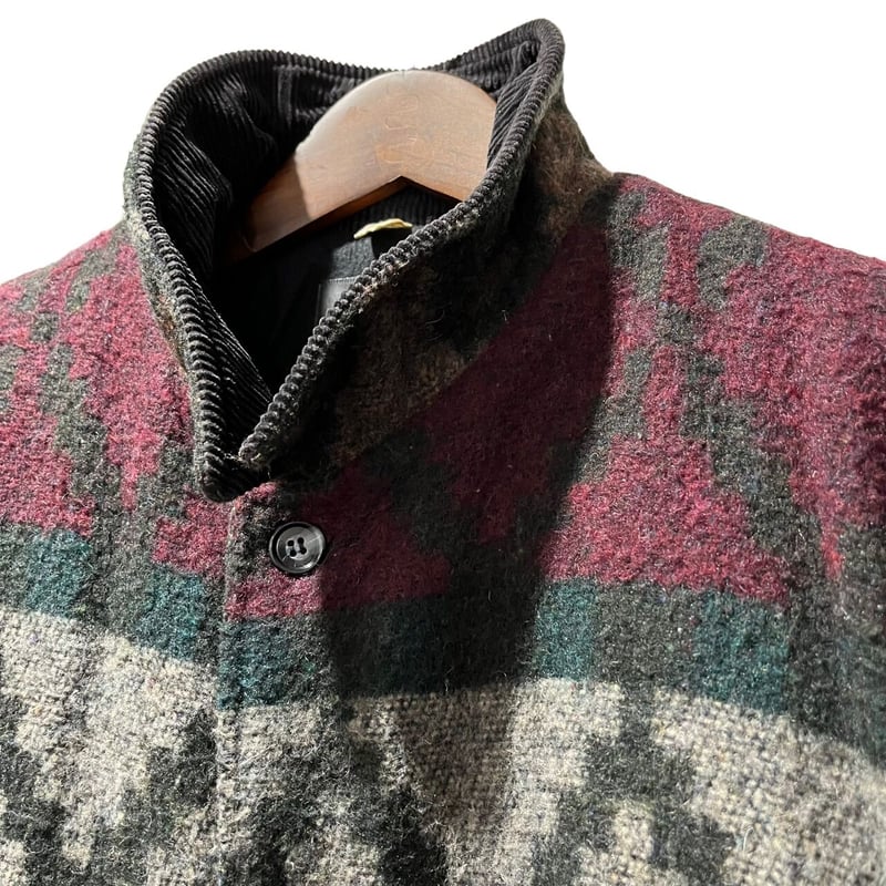 90's USA製 CAL CRAFT DUFFLE JACKET NATIVE PATTER