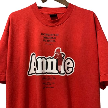 80-90's VINTAGE USA製 ANNIE T-SHIRT