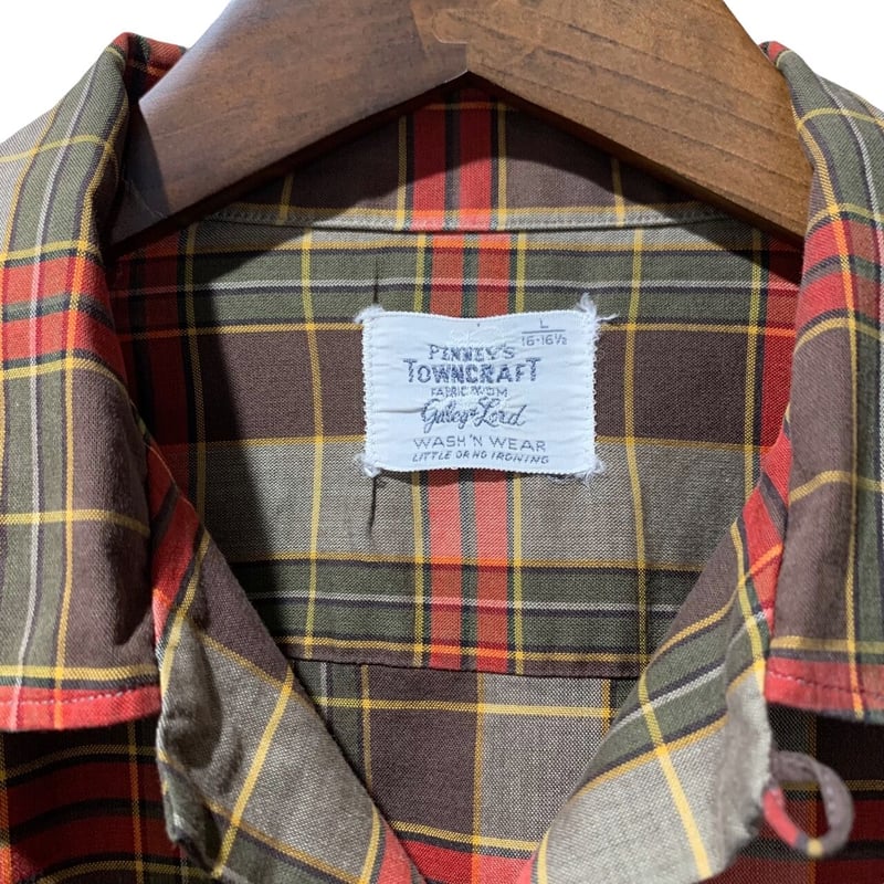 PENNEY’S TOWNCRAFT 50’s Vintage shirt vintage towncraft penneys plaid shirt 1950s 1960s 14/14.5